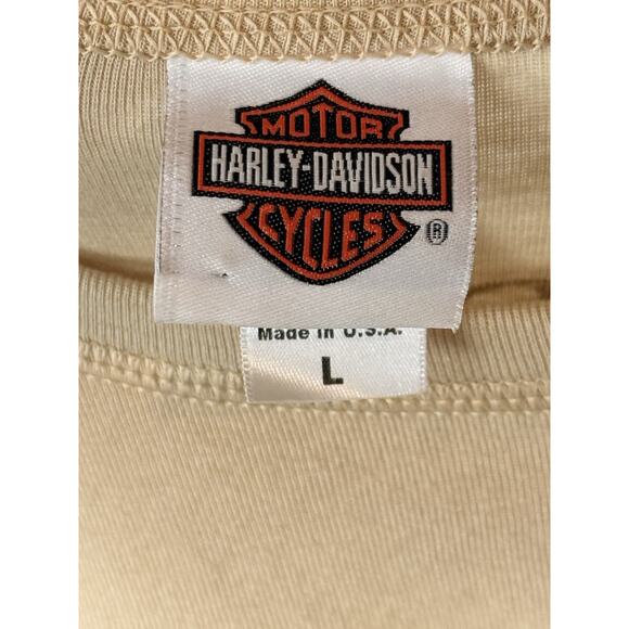 Harley Davidson Tattoo Sleeve Shirt Women Media Mesh Long Sleeve Biker USA Flame - Picture 15 of 16